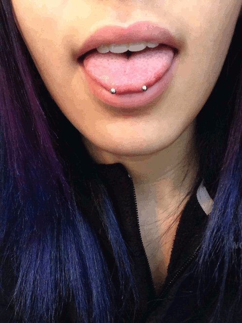The Snake Eyes Piercing | A Tongue 